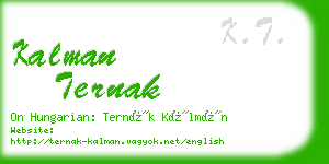 kalman ternak business card